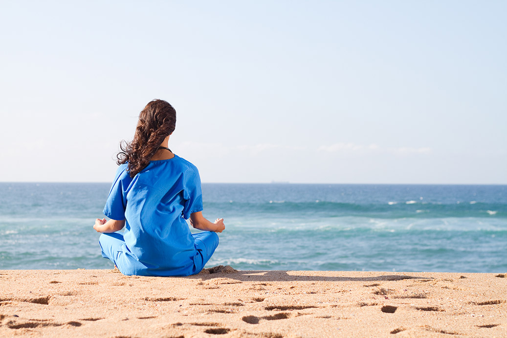 doctor meditating