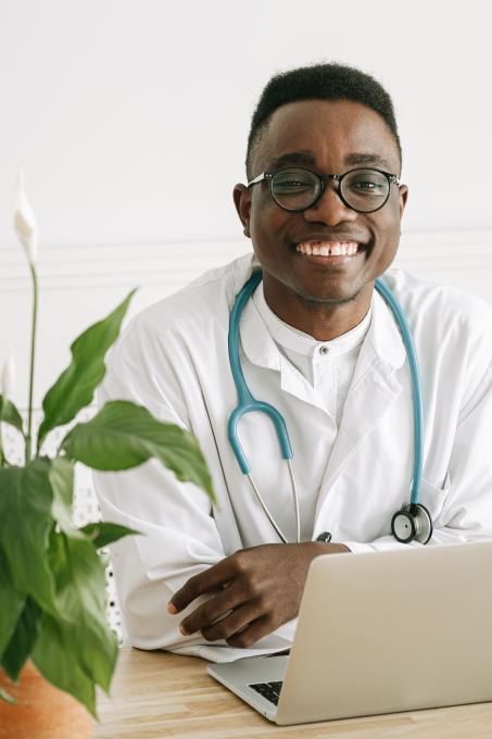 smiling doctor